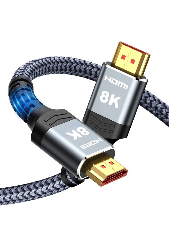 Photo 1 of Highwings 8K HDMI Cable Long 2.1 30FT/9M, 48Gbps High Speed HDMI 4K120 144Hz Dynamic HDR 10 eARC HDCP 2.2&2.3 Compatible for PS5, Blu-ray Player and Monitor