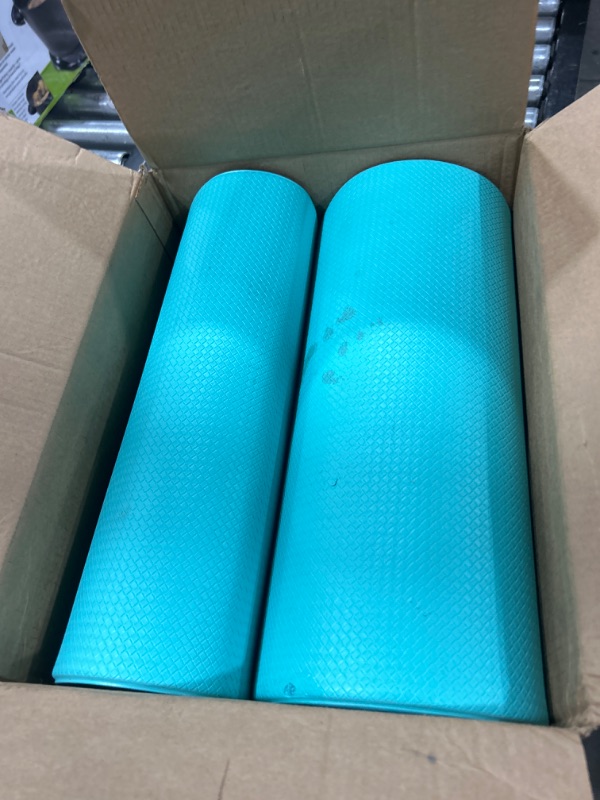 Photo 1 of 2 pc Teal Mats