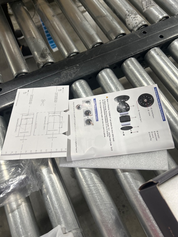 Photo 1 of IRONZON Door Knob with Keypad Bedroom Door Knobs with Lock Door Knob with Key Keyless Door Knob for Bedroom Home, Hotel, Apartment Black D210