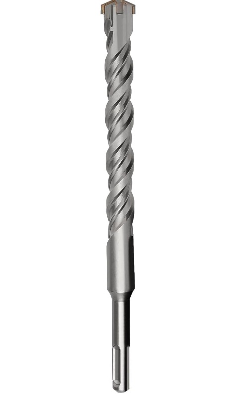 Photo 1 of 1/2 inch X 16 inch SDS Plus Rotary Hammer Drill Bit, Concrete Drill Bit for Concrete, Brick, Cement and Stone, 16 inch Length (16" Length, 1/2" Diameter)