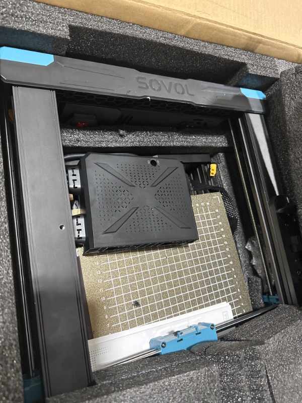 Photo 1 of Sovol SV06 3D Printer with All Metal Hotend Planetary Dual Gear Direct Drive Extruder 25-Point Auto Leveling PEI Build Plate 32 Bit Silent Board Printing Size 8.66x8.66x9.84 inch