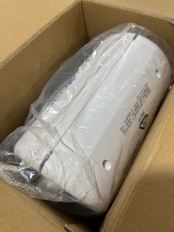 Photo 1 of EyeVac Pet Touchless Vacuum Automatic Dustpan - Ultra Fast & Powerful - Great for Sweeping Cat Dog Pet Hair Food Dirt Kitchen, Corded Canister Vacuum, Bagless, Automatic Sensors, 1400 Watt (White) Pet White