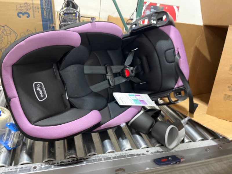 Photo 2 of Evenflo Maestro Sport Convertible Booster Car Seat, Forward Facing, High Back, 5-Point Harness, For Kids 2 to 8 Years Old, Whitney Pink