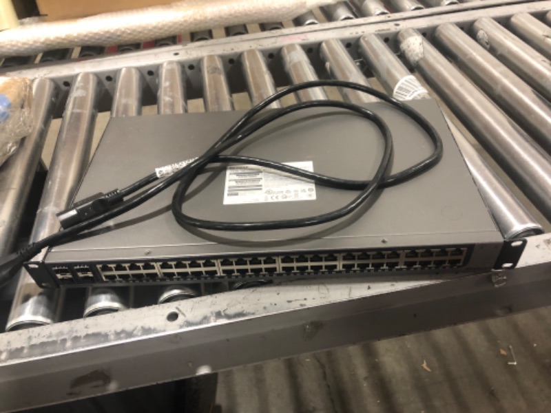 Photo 2 of NETGEAR 48-Port Gigabit Ethernet Smart Switch (GS748T) - Managed, with 2 x 1G SFP and 2 x 1G Combo, Desktop or Rackmount, and Limited Lifetime Protection