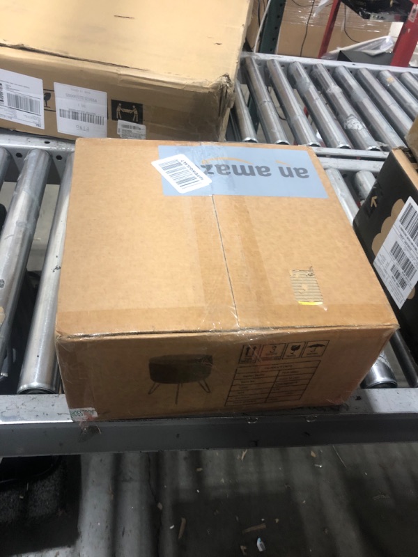 Photo 1 of Cpintltr Modern Velvet Foot Rest Stool Upholstered Round Storage Ottomans Multipurpose Dressing Stools Luxury Home Decor Ottoman Coffee Table Top Cover Footstool with Metal Legs for Couch Beige