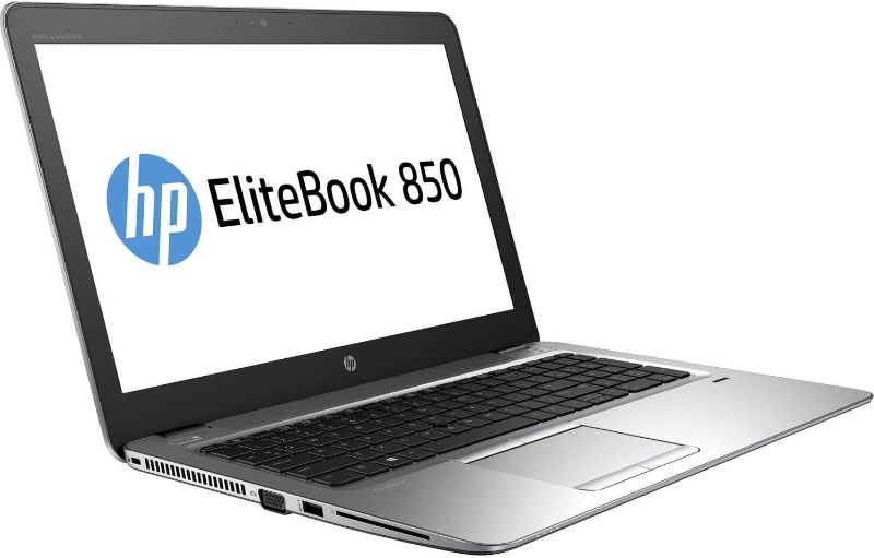 Photo 1 of HP Elitebook 850 G4 15.6" Notebook, Windows, Intel Core i7 2.7 GHz, 16 GB RAM, 512 GB SSD , Silver (1BS53UT#ABA) (Renewed)
