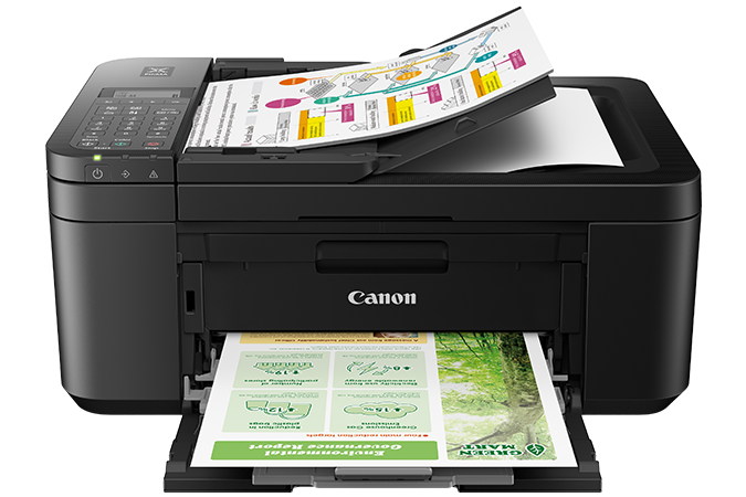 Photo 1 of Canon PIXMA TR4720 Wireless All-in-One Printer (Black)
