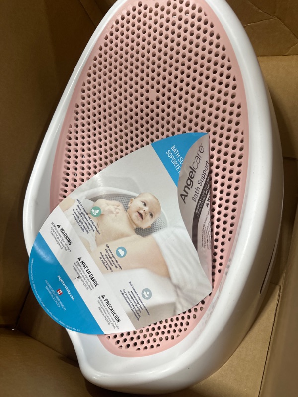 Photo 1 of Angelcare Baby Bath Support (Pink) | Ideal for Babies Less than 6 Months Old
