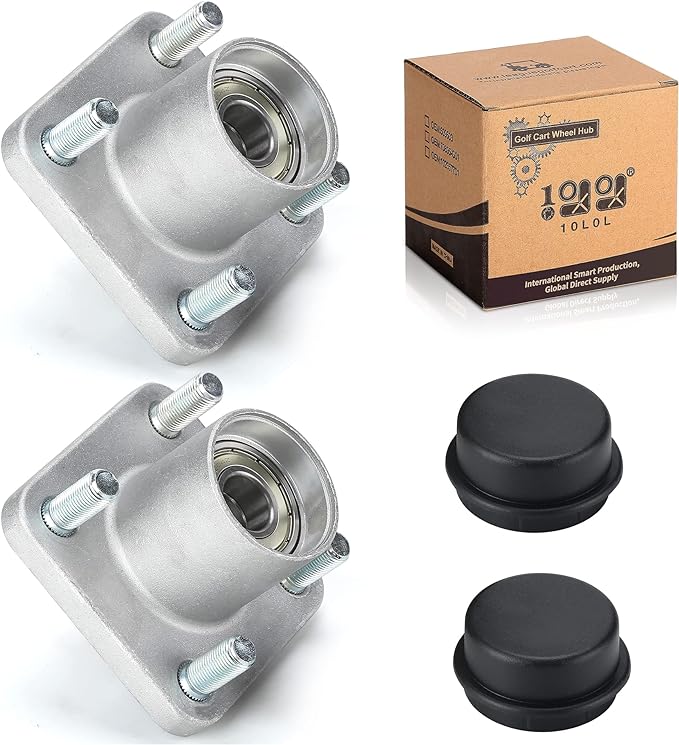 Photo 1 of Front Wheel Hub Assembly for Club Car DS Precedent 2003-up Golf Cart, Set of 2, OEM# 102357701 
