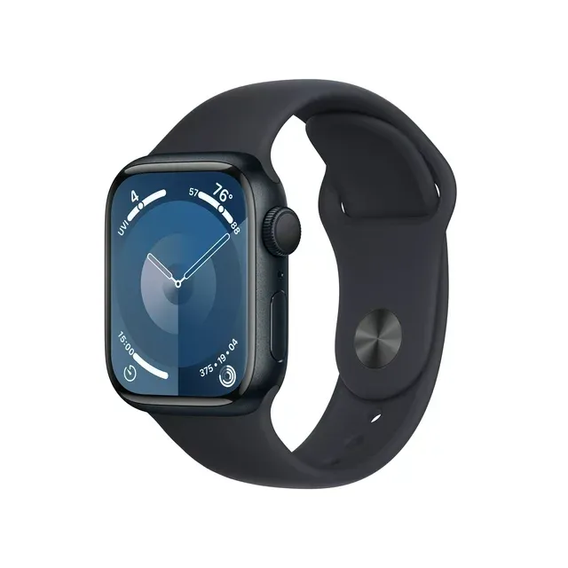 Photo 1 of -icloud locked- APPLE WATCH SERIES 9 [GPS 41MM] SMARTWATCH WITH MIDNIGHT ALUMINUM CASE WITH MIDNIGHT SPORT BAND M/L.  SPORT BAND 41MM S/M - FITS 130–180MM WRISTS WITHOUT APPLECARE+
