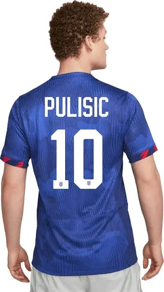 Photo 1 of Nike USMNT 2023 Christian Pulisic #10 Away Replica Jersey, Boys, X-Small Blue 8-9 
