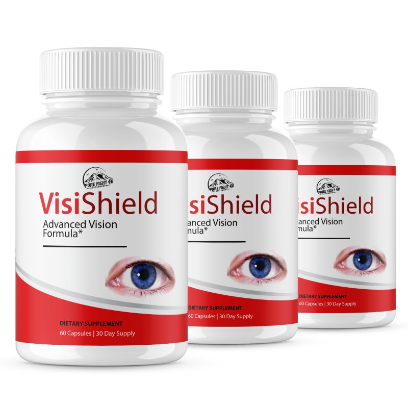 Photo 1 of (3 Pack) VisiShield - New Advanced Revolutionary Vision Matrix Formula - Supports Healthy Vision - Supplement for Eyes Sight - 180 Capsules
EXP 07/25