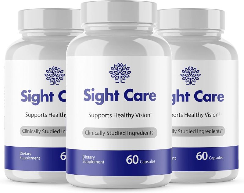 Photo 1 of (Official 3 Pack) Sight Care Capsules - SightCare Capsules for Healthy Vision Support Supplement Advanced Healthy Ingredients Pro Supplements Pills Pastilla Sight Care Pills 3 Month Supply (180 Caps) EXP 2025 07
