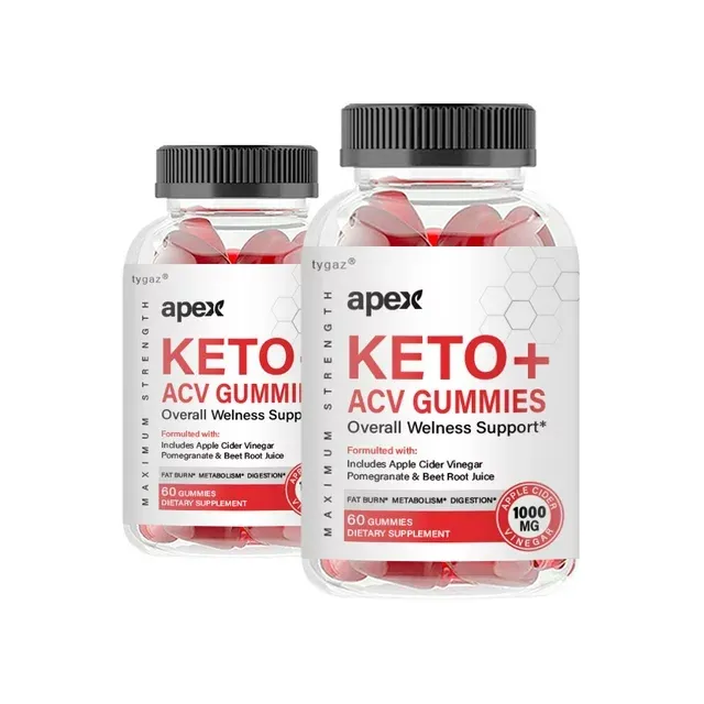 Photo 1 of (2 Pack) Apex Keto - Apex Keto+ACV Gummies Overall Wellness Support
EXP 05 2025