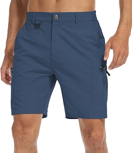 Photo 1 of Flewolch Men's Hiking Shorts Quick Dry Outdoor Travel Cargo Shorts with Multi Pocket Size 42