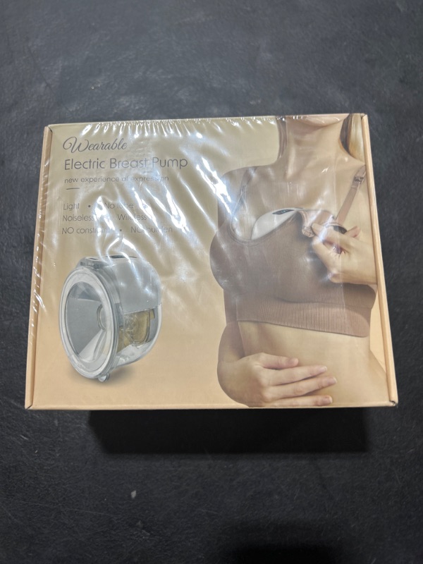 Photo 2 of 2023 Upgraded Wearable Breast Pump Hands Free, Discreet, Silent,3 Modes and 9 Levels- Wireless Hands Free Breast Pump, LCD, Lightweight, Skin Friendly Breastpump, 21mm Flange-180 ml, Single