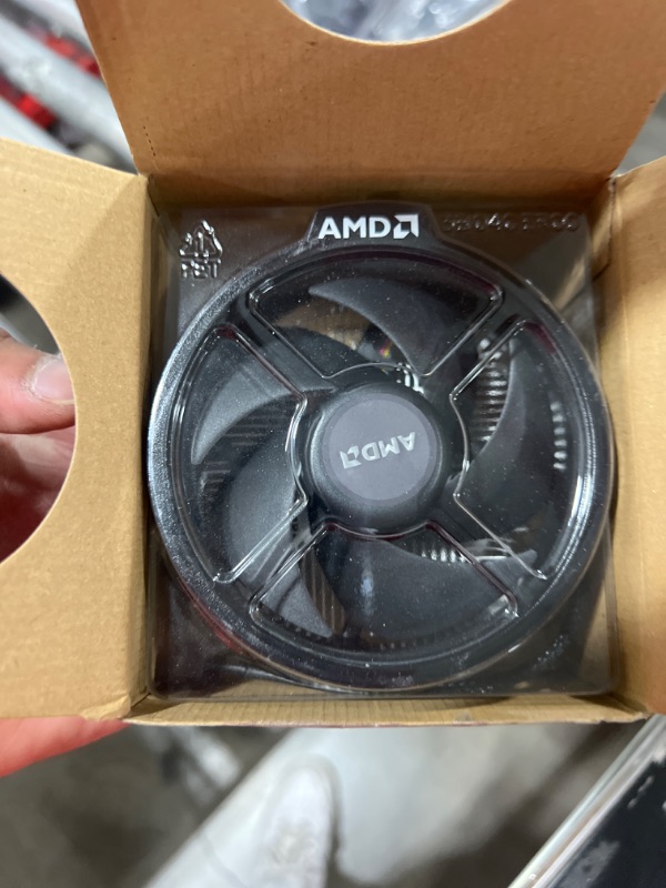 Photo 1 of AMD Wraith Stealth Socket AM4 4-Pin Connector CPU Cooler with Aluminum Heatsink & 3.93-Inch Fan (Slim)