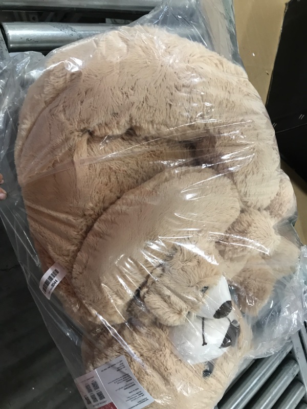 Photo 2 of MorisMos Giant Teddy Bear Mommy and Baby Bear Soft Plush Bear Stuffed Animal for Teddy Bear Baby Shower,Tan,39 Inches