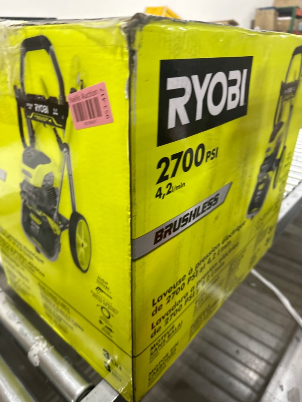 Photo 4 of Ryobi 2700 PSI Electric Pressure Washer green