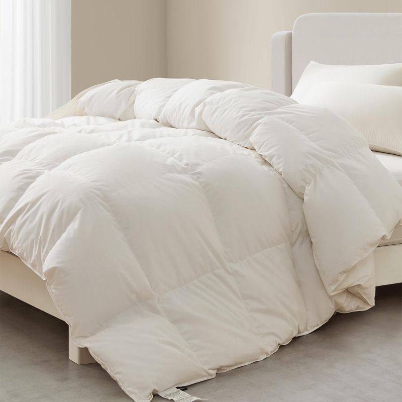 Photo 1 of  Feathers Down Comforter , White Down Duvet Insert
