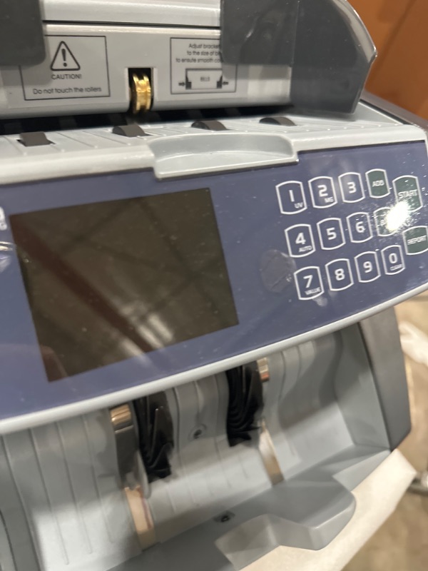 Photo 3 of Cassida 6600 UV/MG – USA Business Grade Money Counter with UV/MG/IR Counterfeit Detection – Top Loading Bill Counting Machine w/ ValuCount™, Add and Batch Modes ��– Fast Counting Speed 1,400 Notes/Min UV/MG Counterfeit Detection Machine