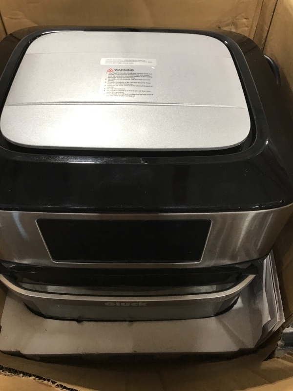 Photo 3 of GLUCK Air Fryer Oven, 10-in-1 20 QT Airfryer Oven with Visible Cooking Window, Large Air Fryer Toaster Oven Combo with Recipes & 13 Accessories, ETL Certification 20QT