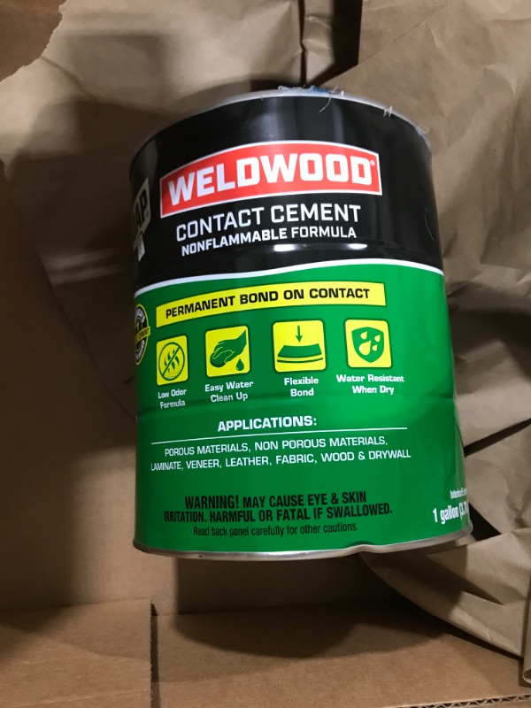 Photo 2 of 1 Gallon Bulk Contact Adhesive, Non-flammable, Weldwood, Natural
