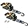 Photo 1 of 2 Pack Retractable Ratchet Straps (2in x 6ft),Cargo Strap Tie Downs for Trunk, Garage Motorcycles, Atvs,Trailers-WLL1,653lb,BS:3,306 lbs