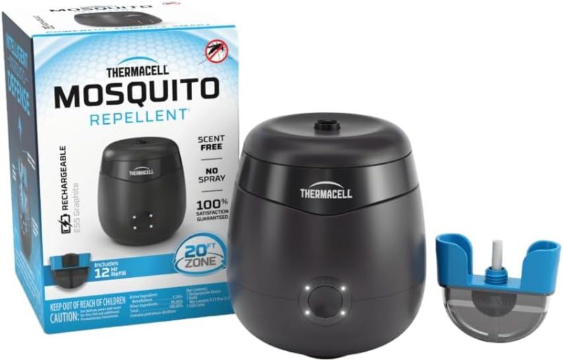 Thermacell Patio Shield Mosquito Repellent E-series Rechargeable 