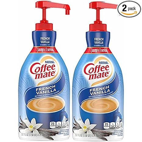 Photo 1 of Nestle® Carnation® Coffee-mate® Pump Dispenser CREAMER,PUMP,FRNCH VANILA 558 (Pack of2)