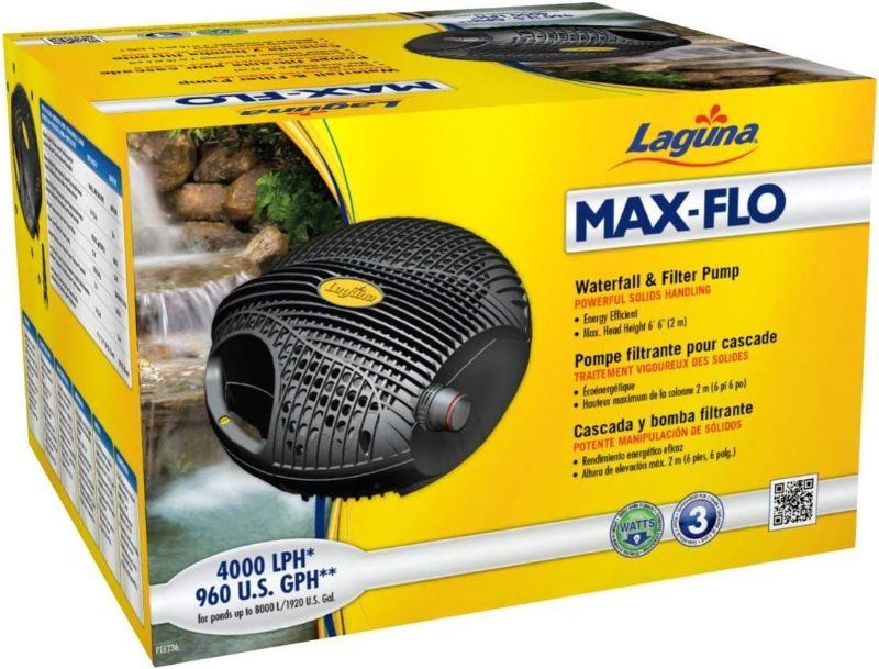 Photo 1 of **FOR PARTS** Laguna Max-Flo 960 Waterfall and Filter Pump for Ponds Up to 1920-Gallon