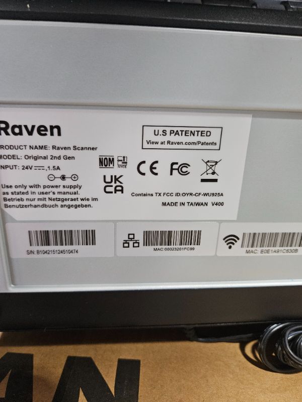 Photo 3 of Raven Original Document Scanner - Huge Touchscreen (2nd Gen) Black