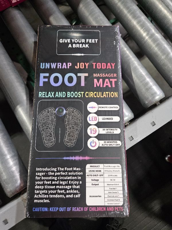 Photo 1 of EMS Foot Massager Mat with Remote Control - 8 Body Pads Pro-with Remote Control