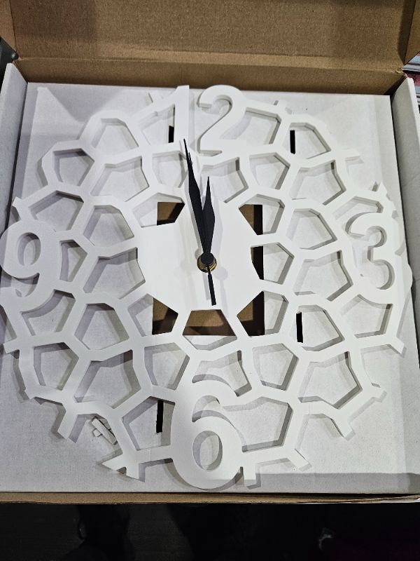 Photo 1 of Modern Wall Clock, Battery Operated by MSK Décor (Circle, 11.5 Inches)