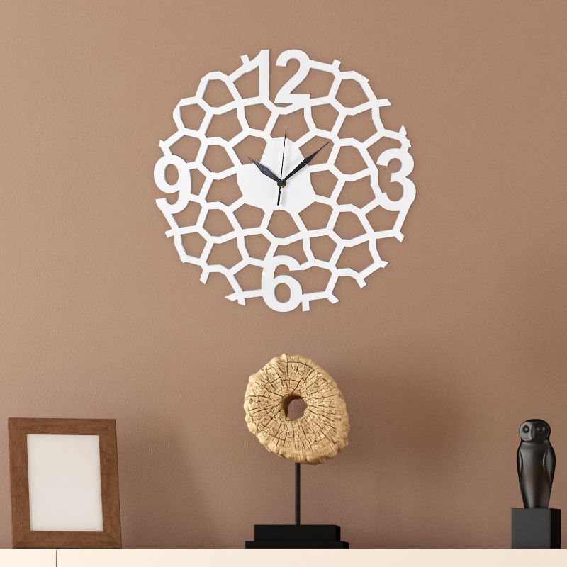 Photo 1 of Modern Wall Clock, Battery Operated by MSK Décor (Circle, 11.5 Inches)