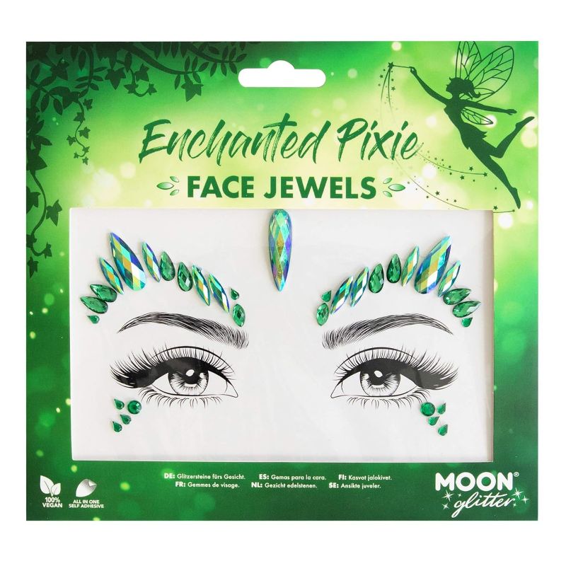 Photo 1 of **NON-REFUNDABLE PACK OF 2**Face Jewels by Moon Glitter - Festival Face Body Gems (Enchanted Pixie)