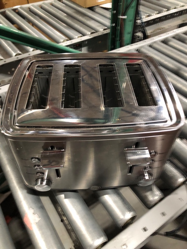 Photo 1 of  4 Slice Toaster Oven, Brushed Stainless