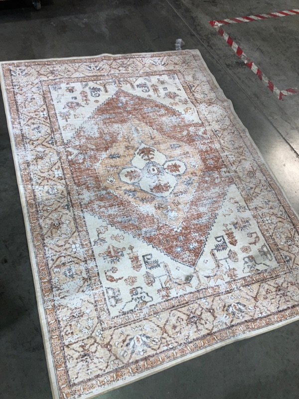 Photo 1 of (READ FULL POST) Loloi II Teagan Collection TEA-03 Ivory / Sand, Traditional Area Rug 82” x 60”