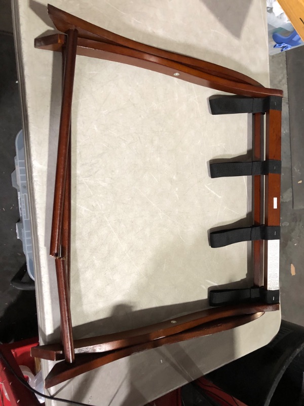 Photo 1 of ***DAMAGED - NONREFUNDABLE - NOT FUNCTIONAL - FOR PARTS ONLY - SEE PICTURES***
Winsome Wood Luggage Rack, Walnut + Winsome 92436 Luggage Rack with Shelf_Bundle