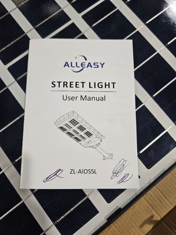Photo 1 of AllEASY 1600W Solar Street Light Outdoor Waterproof