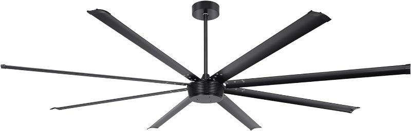 Photo 1 of ***USED - SEE COMMENTS***
OHNIYOU Ceiling Fan with Light, Black, GLX-049