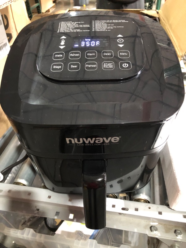 Photo 2 of Nu Wave Brio 7-in-1 Air Fryer Oven, 7.25-Qt Black Brio