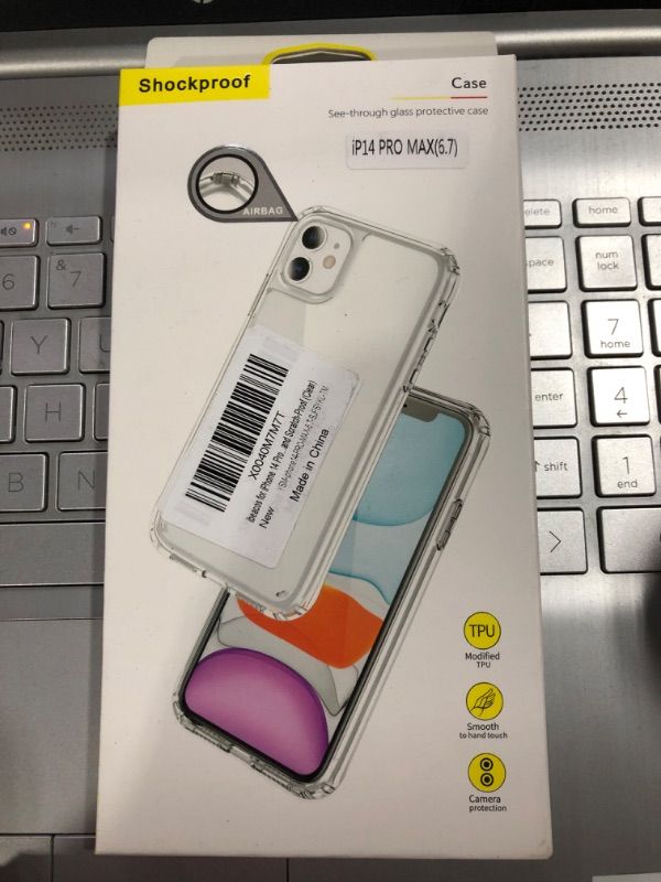 Photo 2 of iPhone 14 Pro Max 6.7 Inch Transparent Case Clear