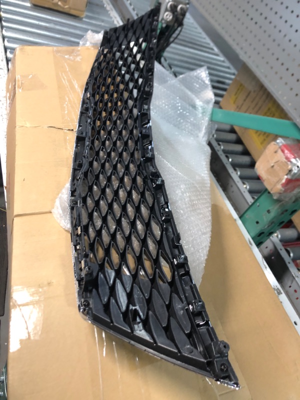 Photo 1 of Front Upper Bumper Grille Assembly Chrome Replacement for Kia Optima LX EX 2016 2017 2018 86350D5020 KI1200189
