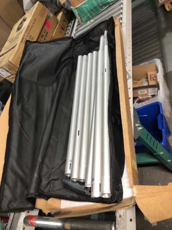 Photo 1 of Hecis Pipe and Drape Backdrop Stand Kit 8ft x 10ft, Backdrop Stand Heavy Duty Wedding Backdrop for Events Wedding Decoration Backdrop Frame
