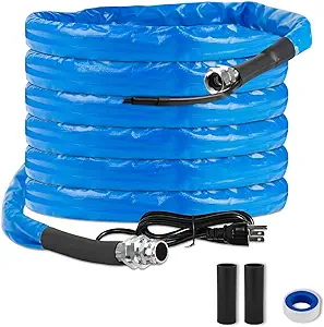 Photo 1 of Camco Heated Drinking Water Hose, - 20° F, 25-Foot, 5/8-Inch ID 25' Cold Weather (Freeze Protection to - 20?F) Standard Packaging