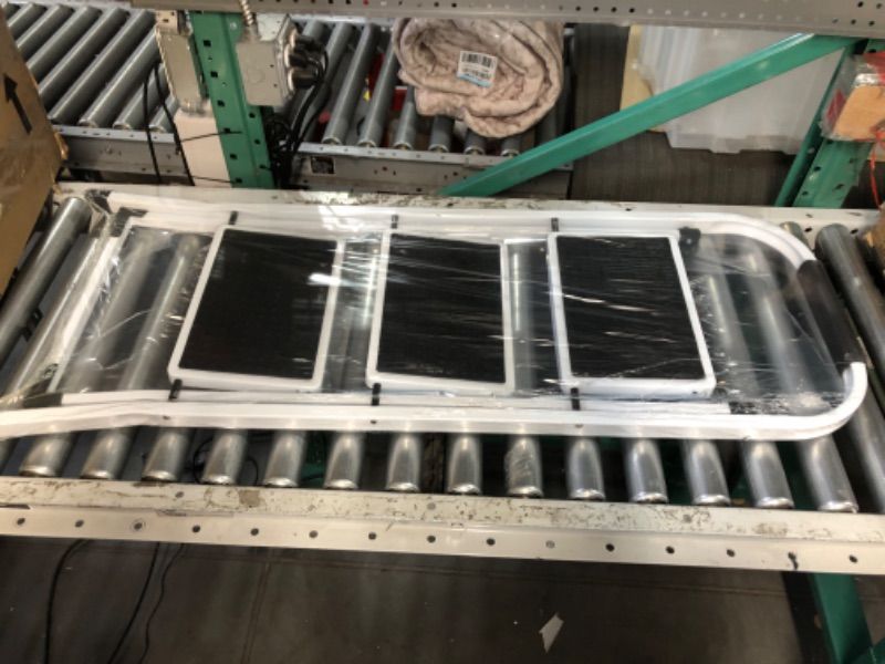 Photo 1 of SIMPLI-MAGIC Step Ladder, 3 Step Stool Ergonomic Folding Step Stool with Wide Anti-Slip Pedal Sturdy Step Stool for Adults Multi-Use for Household, Kitchen?Office Step Ladder Stool (3 Step - White)