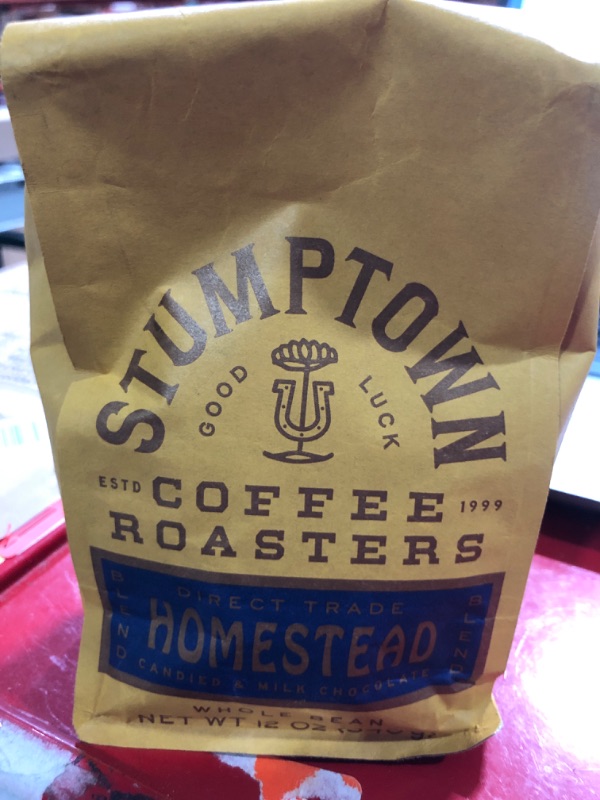 Photo 2 of ***BEST BY 4/5/24 NON-REFUNDABLE***
Stumptown Coffee Roasters, Medium Roast Whole Bean Coffee Gifts - Homestead Blend 12 Ounce Bag with Flavor Notes of Milk Chocolate, Cherry and Orange