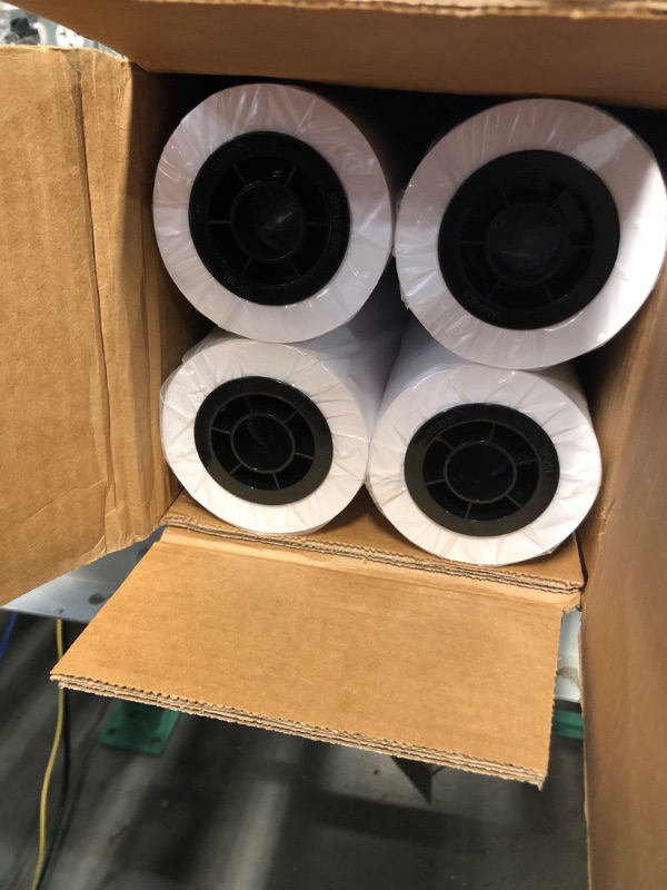 Photo 2 of Alliance Wide Format Paper 24" x 150' CAD Bond Rolls (20lb | 4 Rolls, 24 In x 150 Ft | 2" Core) 20lb | 4 Rolls 24 In x 150 Ft | 2" Core