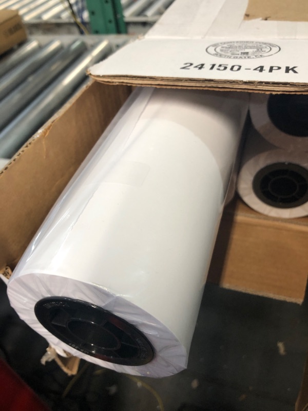 Photo 3 of Alliance Wide Format Paper 24" x 150' CAD Bond Rolls (20lb | 4 Rolls, 24 In x 150 Ft | 2" Core) 20lb | 4 Rolls 24 In x 150 Ft | 2" Core